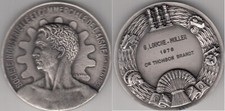 France Médaille Société Industrielle et Commerciale de L'Aisne 1976