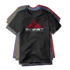 Skynet Logo : Terminator Movie, Cotton/Poly Blend Tee