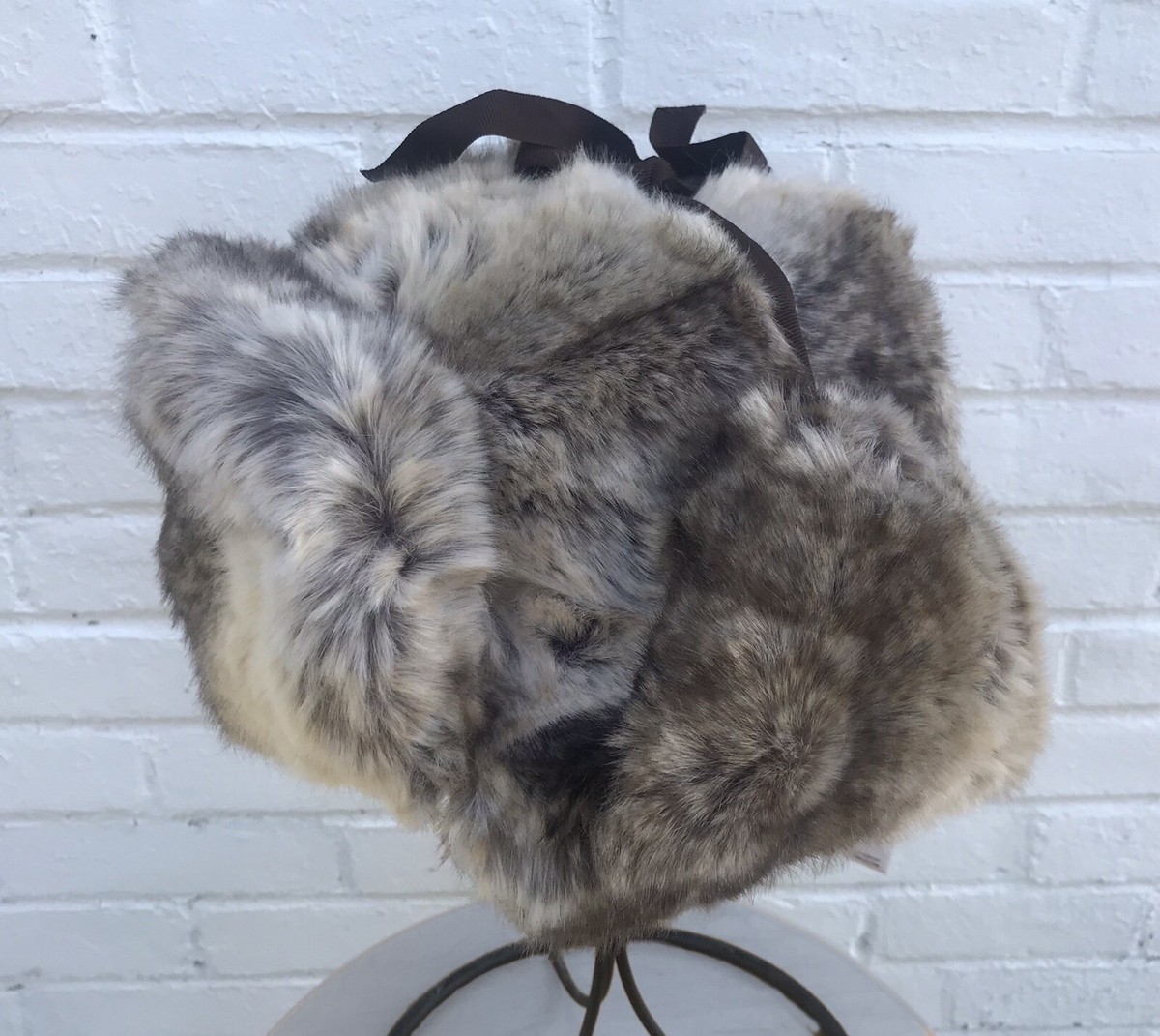 IMPOSTER Faux Fur Trapper Hat, Russian Hat, 100% Animal  display picture 3