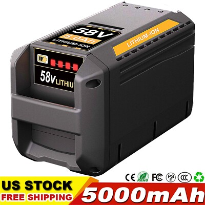 #ad #ad 5.0Ah Lithium ion Battery For Echo 58Volt CBP 58V40 CBP 58V2AH CHT 58V CDST 58V $119.99