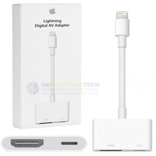 Official Apple Lightning Digital AV HDMI Data Adapter For iPad