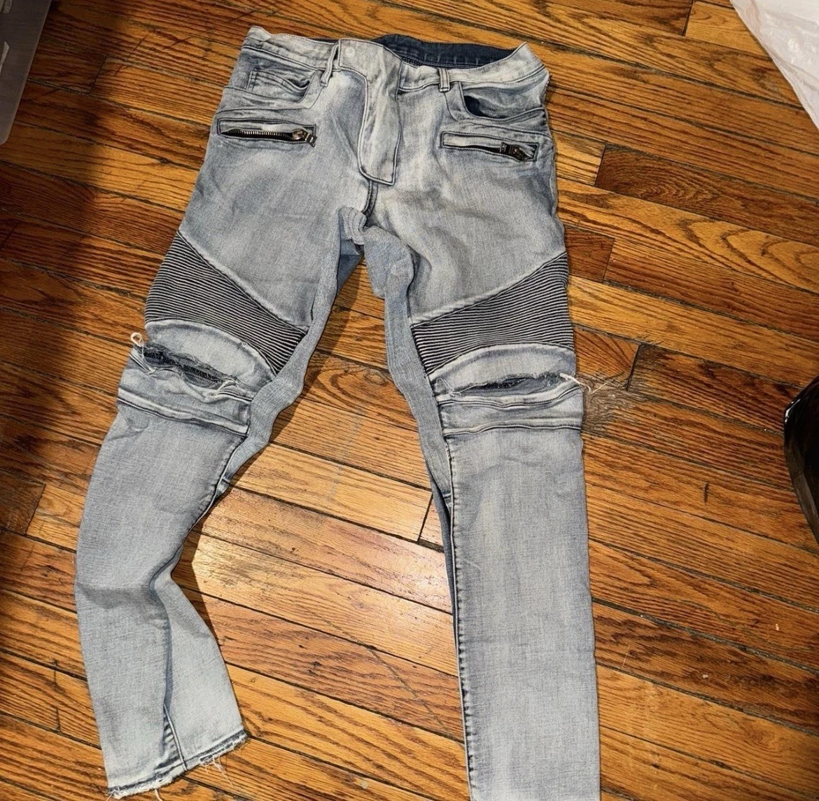 Balmain Denim Jeans Men's Biker 34 in Inseam for sale | eBay