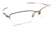 Oakley Transistor 22-216 Brushed Chrome Half Rim Eyeglasses Frames 54-18 135