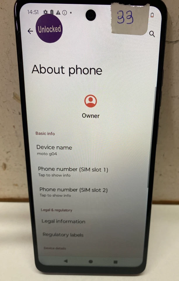 Motorola Moto G04 6.6" 4G Smartphone - 64GB - Black (OFFERS WELCOME) - Image 2 of 4