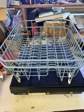 Vintage Light Blue Coated Wire Dish Drainer L...
