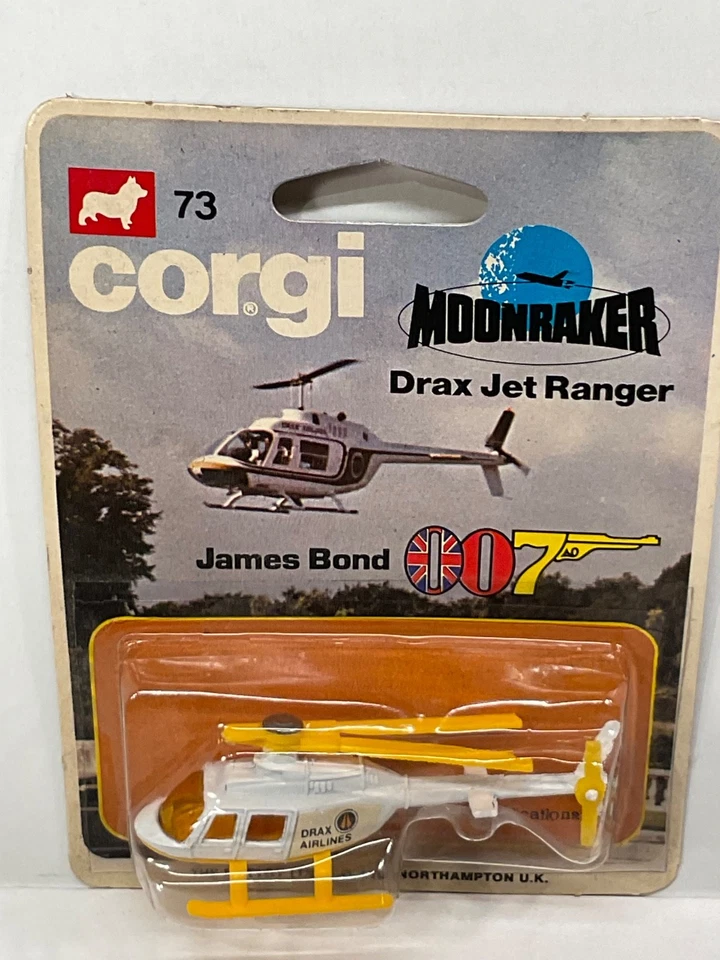 1979 CORGI JAMES BOND 007 DRAX JET RANGER HELICOPTER MOONRAKER 1:64 - Image 2 of 3