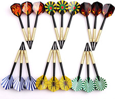 Maxmau Soft Tip Darts for Electronic Dartboard Plastic Point Dart with Standard