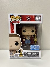 Funko Pop! Vinyl: WWE - John Cena (Exclusive) #203 Ships With Protector 
