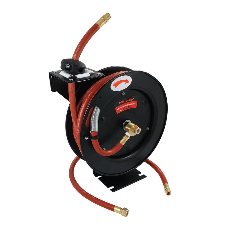 Air Hose Reel Retractable 50ft 1/2"" Rewind Wall Mountable Air Compressor CT1535