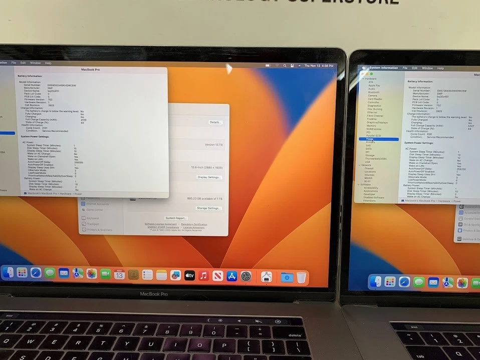 Lot 8 Apple MacBook Pro 15" 2017 i7-7th 2.8GHz 16gb RAM 256gb SSD TouchBar Parts - Image 3 of 4