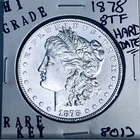 1878 8TF MORGAN SILVER DOLLAR HI GRADE GENUINE U.S. MINT RARE KEY COIN 8013