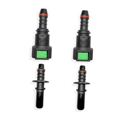 Fuel Line Quick Connect 2 Sets Fuel Line Quick Connect SAE 9.89mm to ID 8mm