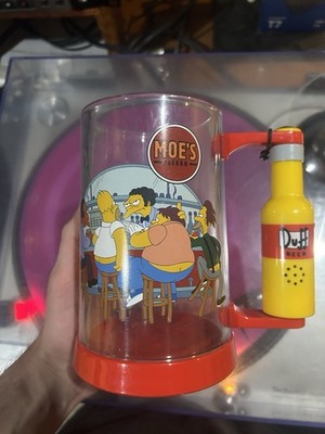 2006 The Simpsons Talking Beer Mug Moe's Tavern Homer Simpson