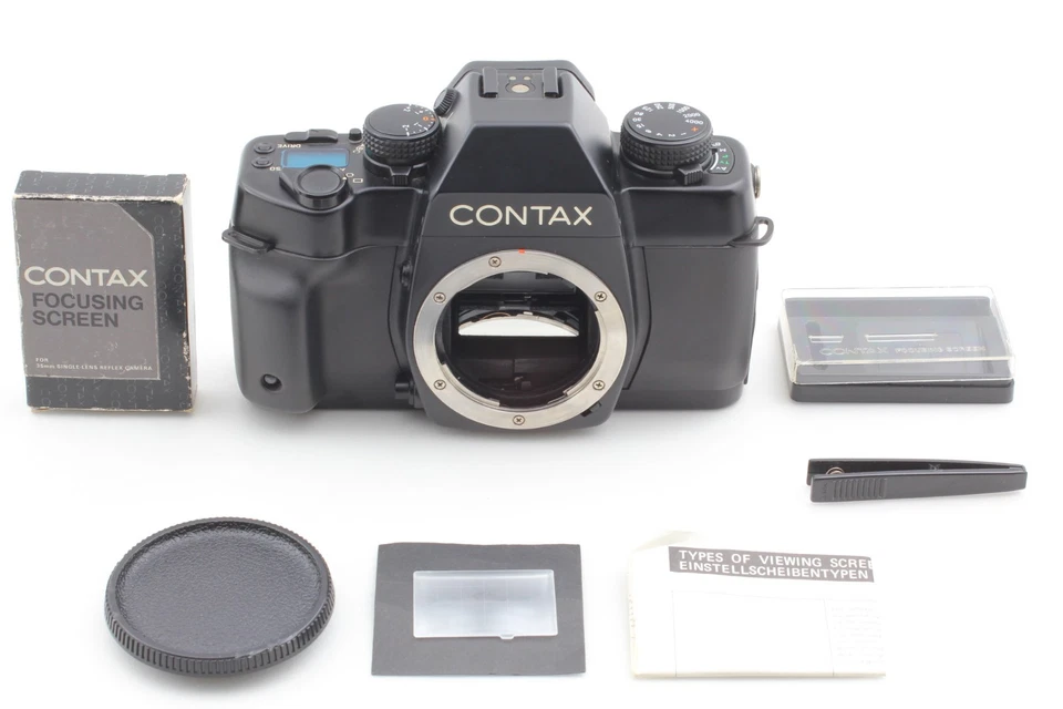 【COMO NUEVA】 CONTAX ST 35mm Cámara fotográfica SLR cuerpo negro solo de JAPÓN Foto 3 de 4