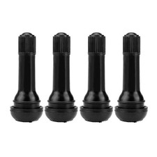 10pcs 413 414 Rubber Alloy Vacuum Tire Valve Stem Black Car Accessory