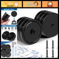 Heavy Duty Neodymium Magnets 110 LBS Pull Strength - Strong 6 Pack for DIY Proje