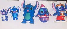 Disney Lilo Stitch, Stitch Key Chains And Charms Lot Of 5