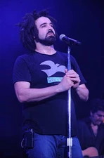 Singer Adam Duritz of Counting Crows performs at Cruzan Amphitheat- Old Photo 8