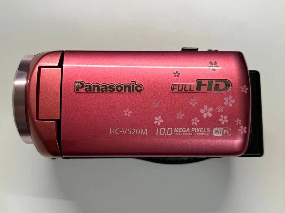 Panasonic HC-V520M HD Camcorder Pink 32GB Built-in 50x Optical Zoom Used - Image 4 of 4