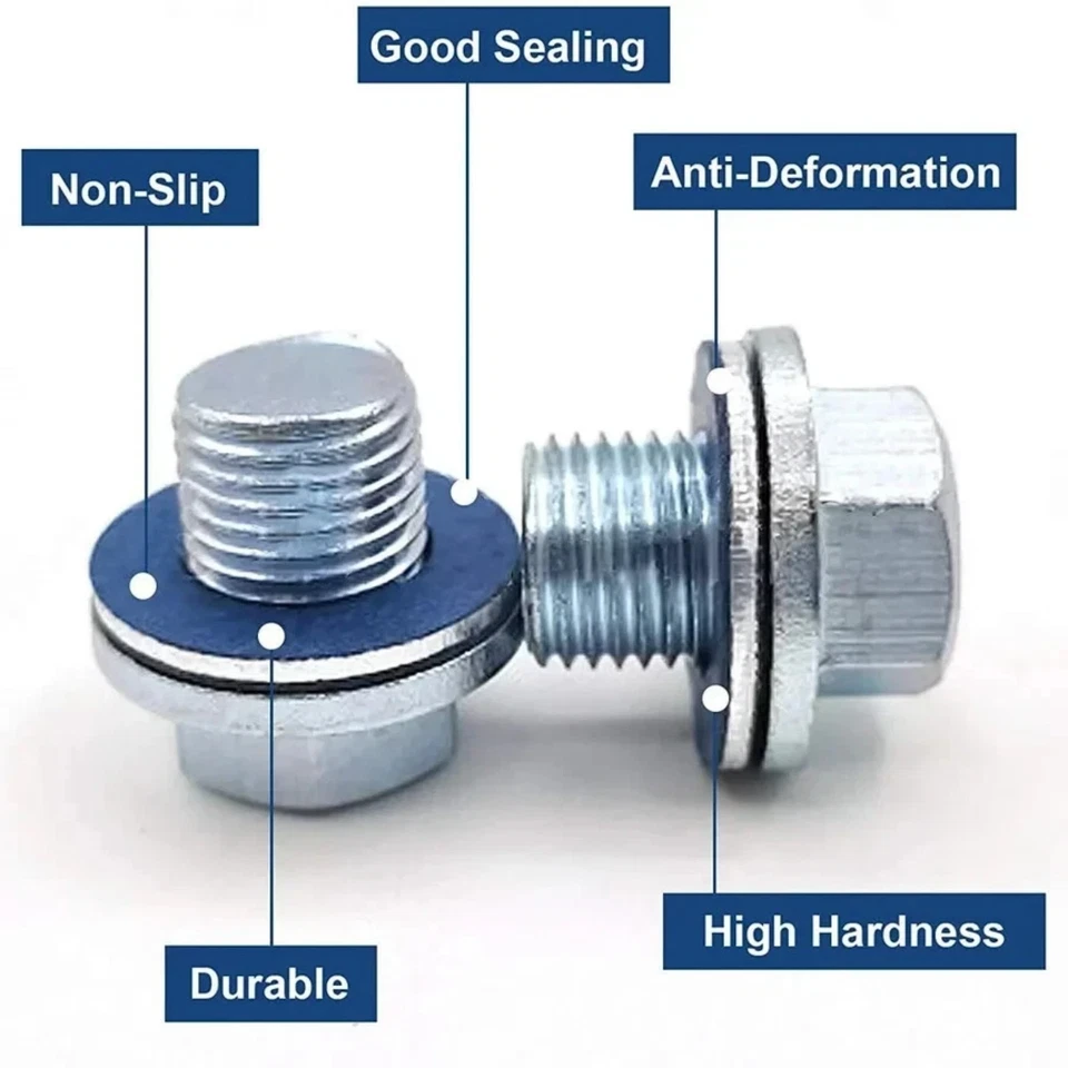 100x Oil Drain Plug Gasket Crush Washer Fit For TOYOTA LEXUS SCION NEW - Image 4 of 4