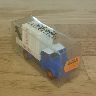 Brekina 71509 Ifa Cirkus Busch Pritsche Kiste Auto Modell 1:87 H0 OVP - Bild 1 von 4