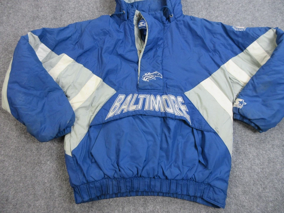 Vintage Baltimore CFL Jacket Mens Large Canadian Football League Starter 90s - Image 2 of 4