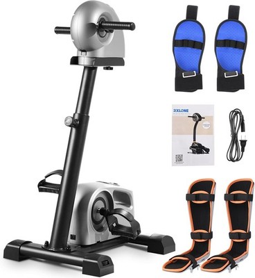 Exercise Bike with Leg Support & Stroke Hand Brace - Training - Physical Therapy