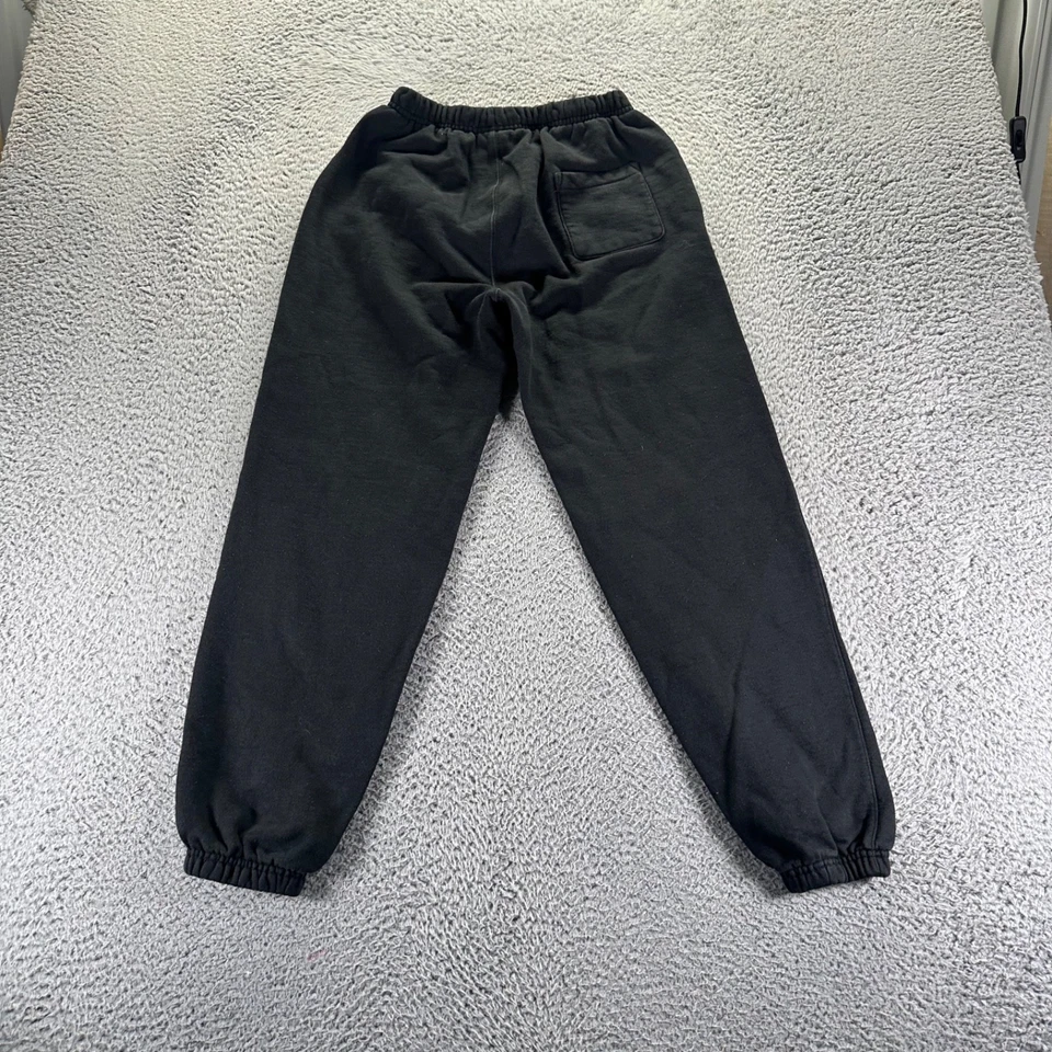 Pantalones de chándal vintage Champion tejido inverso para hombre medianos negros poliéster polar Foto 4 de 4