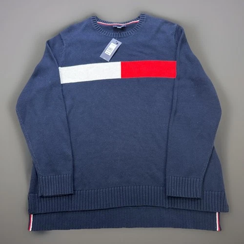 NEW WITH TAGS Tommy Hilfiger Knit Long Sweater Sweater  Size XXL