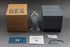 Mint Full Set Spinnaker SP-5062 Blue Dial Automatic 42mm Men's Watch JAPAN
