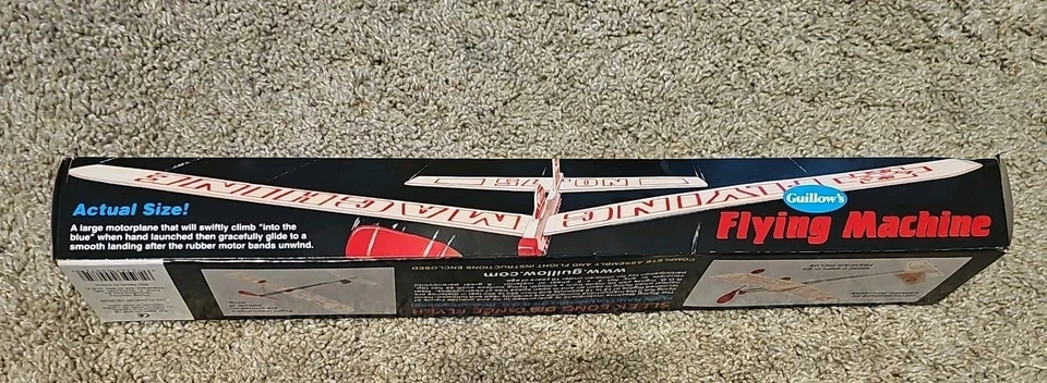 NIB 17" Flying Machine Balsa Wood Model Airplane Kit Guillow's GUI-75 - Image 3 of 3