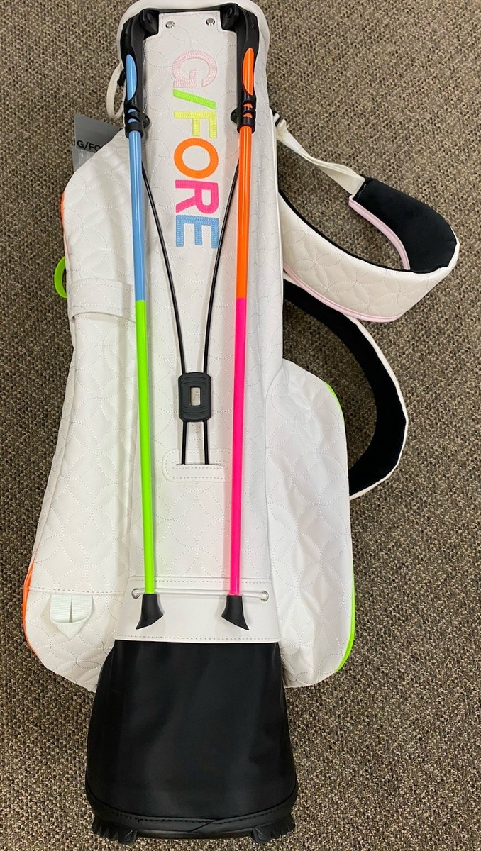 G/FORE ゴルフト-トバック(限定品) G FORE White Golf Caddy Bag Stylish & Durable from Japan new