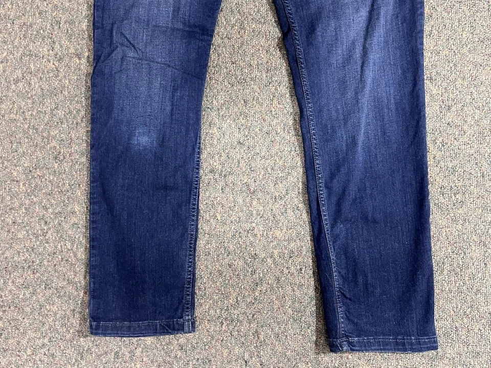 Mugsy Fultons Jeans Men's Size 35x30 Straight Leg Blue Stretch Zip Fly FLX3NFU - Image 4 of 4