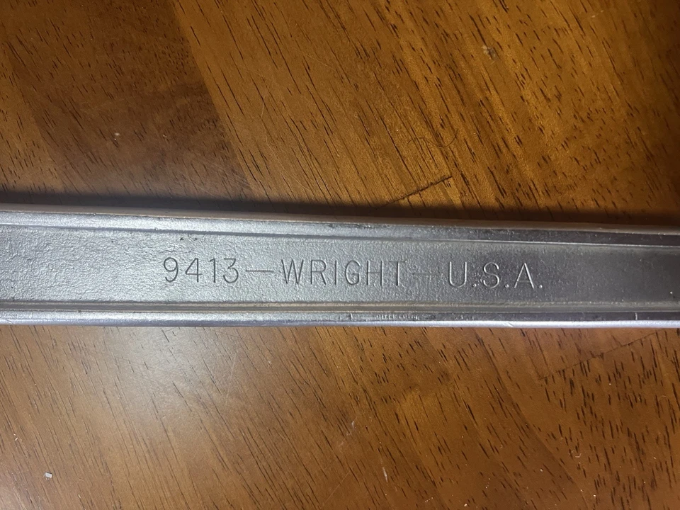 Wright Tool 9AC15 Adjustable Wrench Maximum Capacity 1-11/16 Inch Chrome 15 Inch - Image 4 of 4