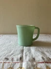 Jadite Fire King D-Handle Mug Cup Vintage Green, USA Made
