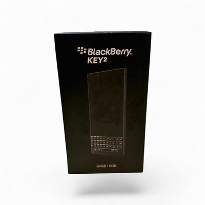BLACKBERRY KEY2 - BBF100-1 - Schwarz 6GB + 64GB OVP WIE NEU    