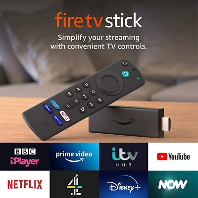 Fire TV Stick with Alexa Voice Remote (includes TV controls) HD streaming  devi 840080558035|
