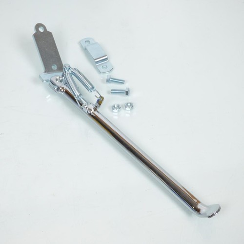 Béquille Latérale Chrome Pour Cyclo MBK 51 Et Peugeot 103 - Bras Oval Lisse Longue | Pièce Neuf