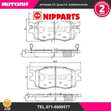 J3600542 brake pad kit, disc brake (NIPPARTS)
