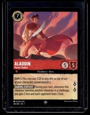 Disney Lorcana The First Chapter Aladdin Heroic Outlaw Non Foil 104/204