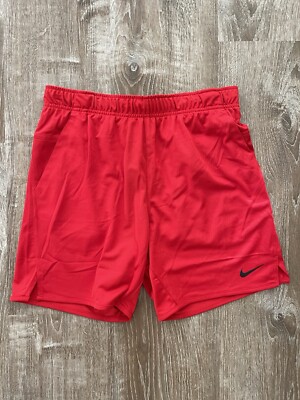 Nike Men's 7'' Red Totality Dri-FIT Unlined Versatile Shorts (FB4196-657) Size M
