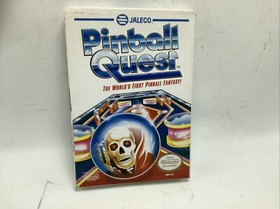 Pinball Quest NES Nintendo Authentic! Cartridge, Box, Styrofoam & sleeve Rare!