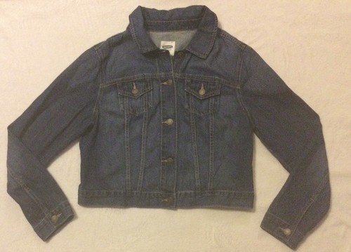 Old Navy Blue Denim Jean Jacket Women 