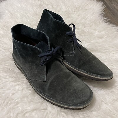 J. Crew Macalister 79438 Navy Gum Sole Desert Chukka Boots 