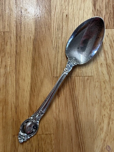 Reed & Barton Cameo Sterling Silver Oval Soup Dessert Tea Spoon