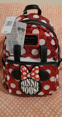 Disney Parks Loungefly Red Minnie Mouse Sequin Headband  display picture 3