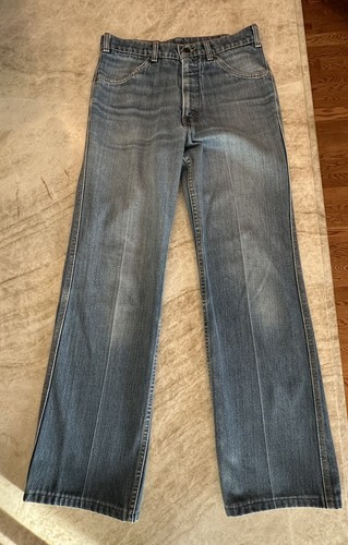 VTG 70s Levis Jeans Womens 31x32 Fresh Produce Bell Bottoms Flare Hippy SF 207