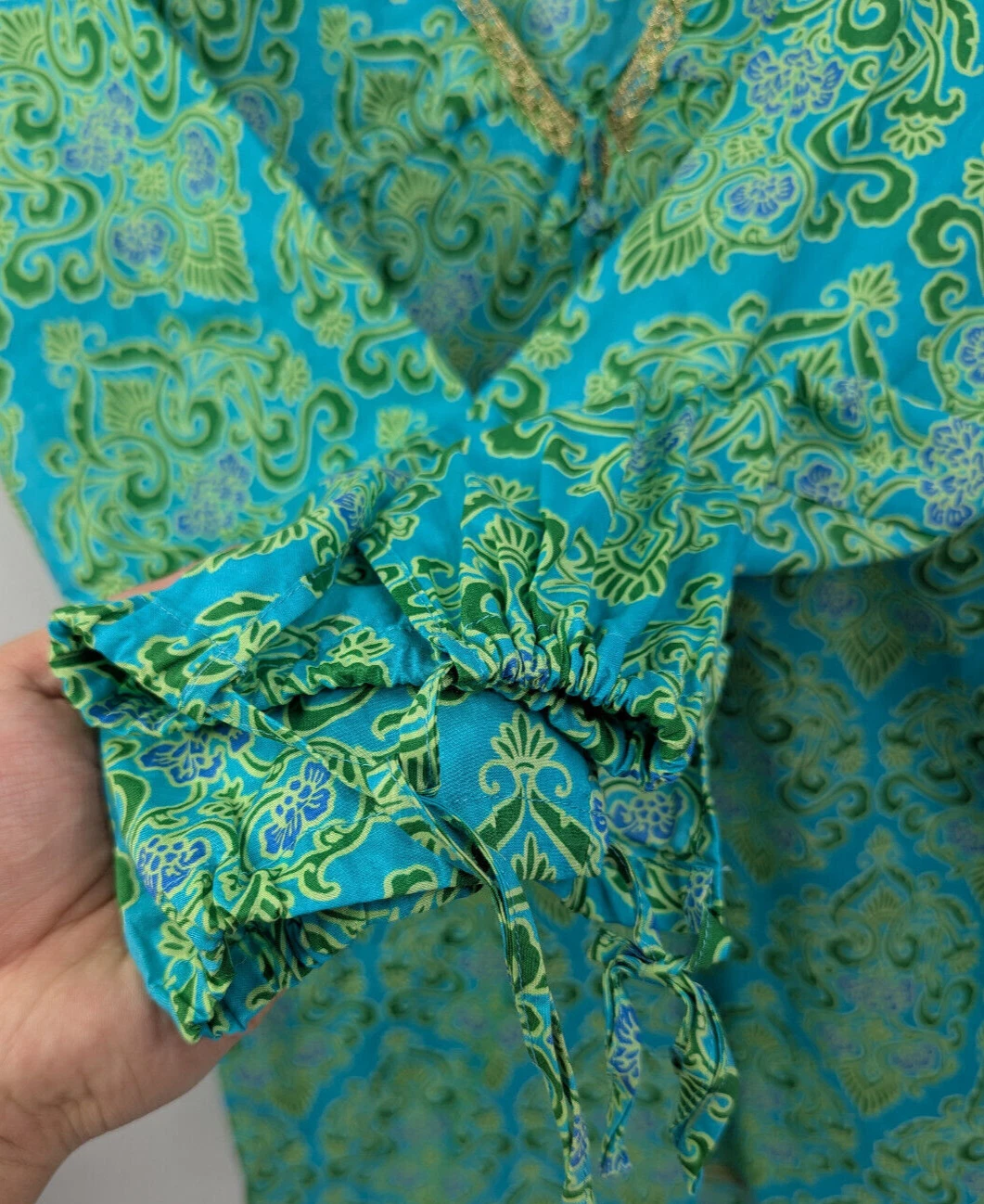 UNDERCOVER Victoria's Secret Mini Abito Donna Tg M L Copricostume Boho Estivo Spiaggia Tropicale