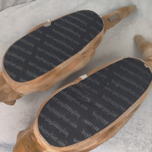 Armadillo Plush Slippers BuyHappyFeet.com Animal Feet Size XL - Picture 4 of 7