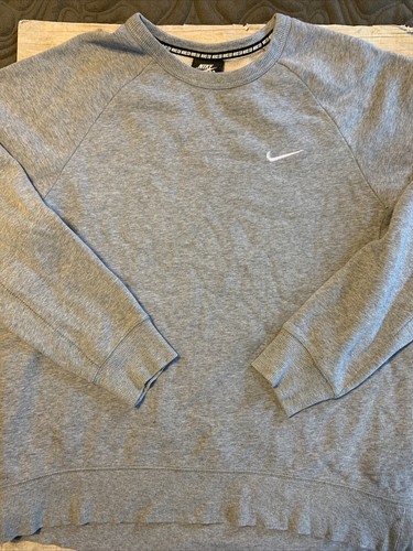 Nike Sb Crewneck Sweater Gray Size 